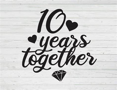 X Years Together! .